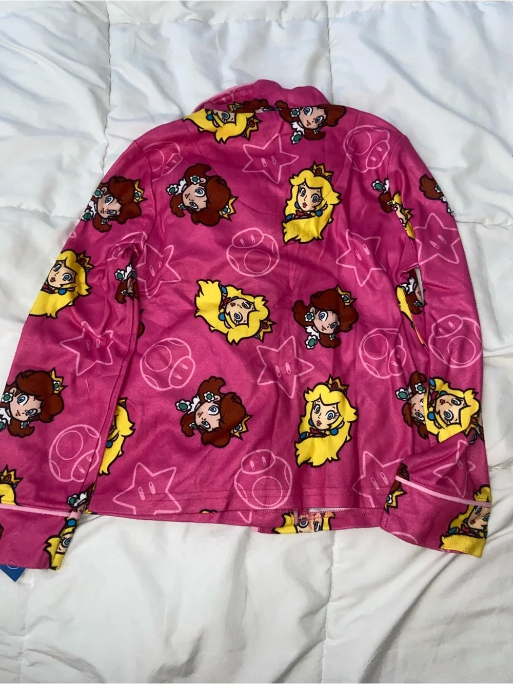 Nintendo Girls Pink Princess Print Pajama Set